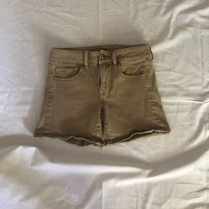 Tan American Eagle Shorts